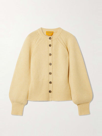 Guest In Residence Sculpted cashmere cardigan at Collagerie