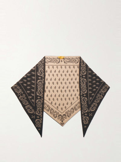 Guest In Residence The Wild Rag cashmere-jacquard bandana at Collagerie