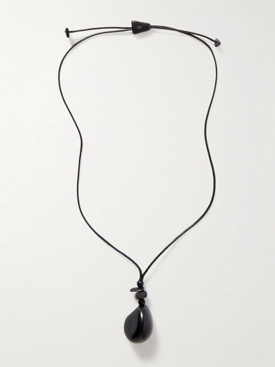 Hunting Season The Pendant tagua and leather necklace at Collagerie