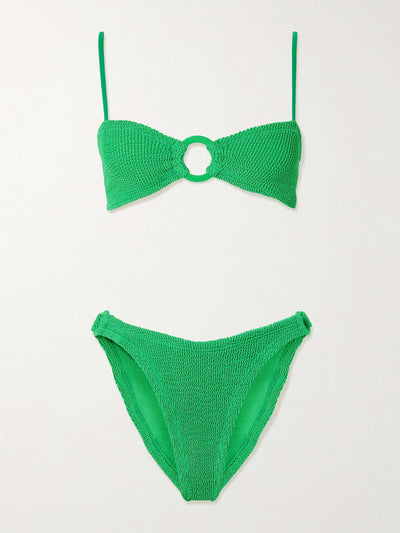 Hunza G Misty seersucker bikini at Collagerie