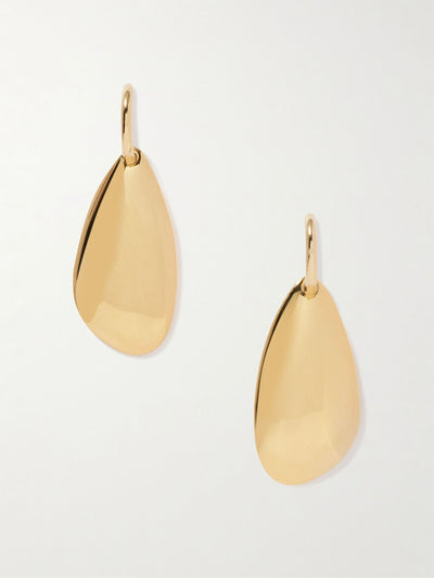 Isabel Marant Ella gold-tone hoop earrings at Collagerie