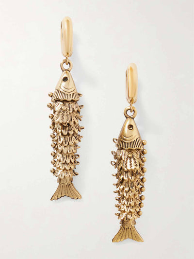 Isabel Marant Gold-tone earrings at Collagerie