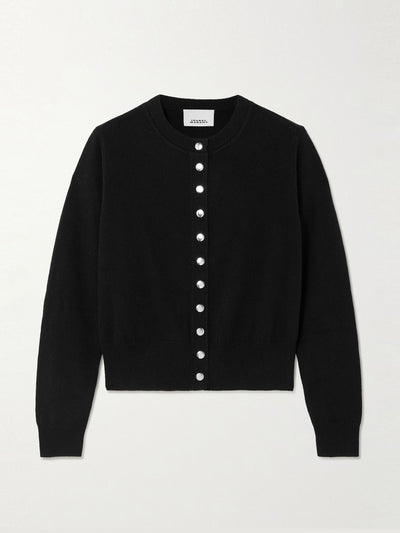 Isabel Marant Idesia merino wool and cashmere-blend cardigan at Collagerie