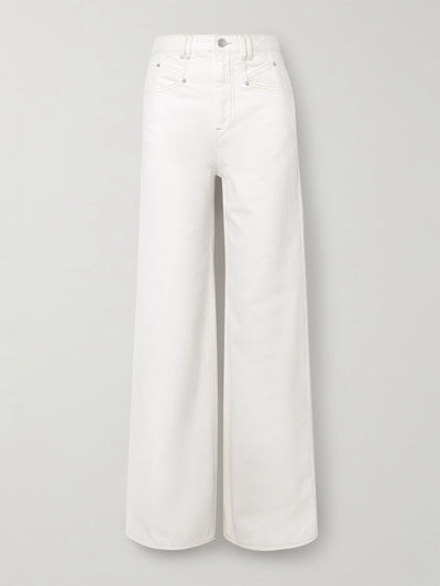 Isabel Marant Lemony high-rise wide-leg jeans at Collagerie