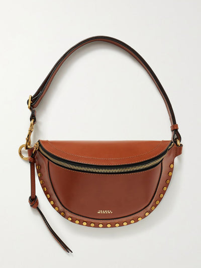 Isabel Marant Skano studded leather belt bag at Collagerie