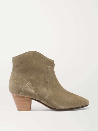 Isabel Marant Dicker suede ankle boots at Collagerie
