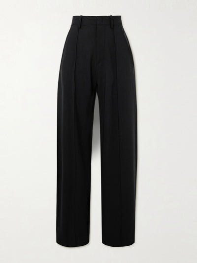 Isabel Marant Sopiavea wool-blend crepe wide-leg pants at Collagerie