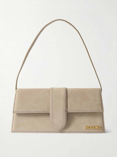 Jacquemus Le Bambino Long leather shoulder bag at Collagerie