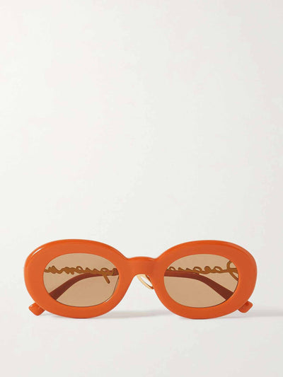Jacquemus Round-frame acetate sunglasses at Collagerie