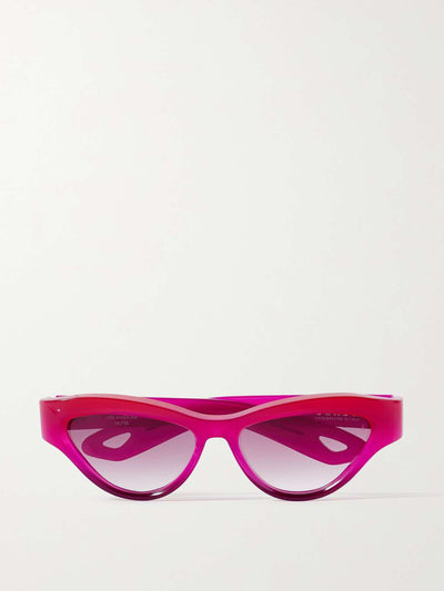 Jacques Marie Mage Slade cat-eye ombré acetate sunglasses at Collagerie