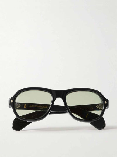 Jacques Marie Mage Richard aviator-style acetate sunglasses at Collagerie