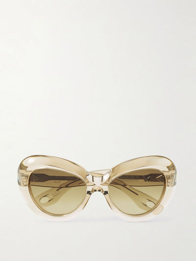 Jacques Marie Mage Monarch butterfly-frame acetate sunglasses at Collagerie