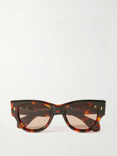 Jacques Marie Mage Chelsea D-frame tortoiseshell acetate sunglasses at Collagerie