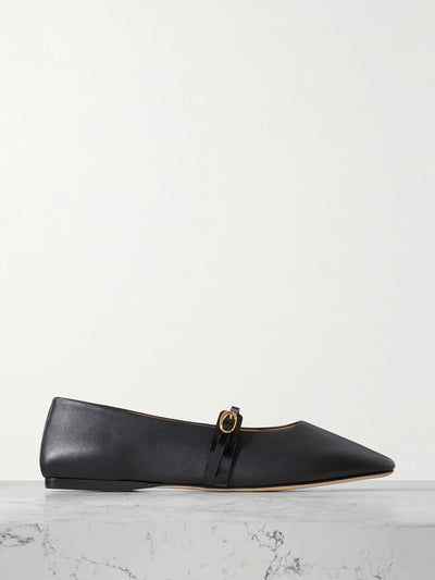 Jacquemus Rondes leather Mary Jane ballet flats at Collagerie