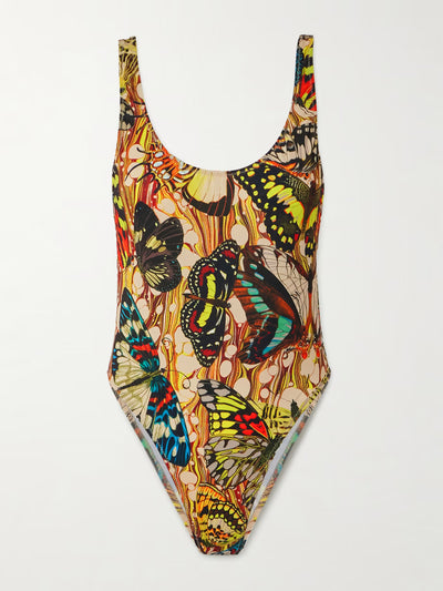 Jean Paul Gaultier Printed swimsuit at Collagerie