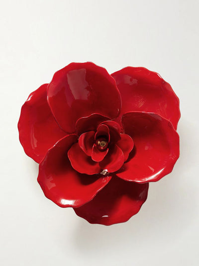 Jennifer Behr Chaya gold-plated and enamel brooch at Collagerie