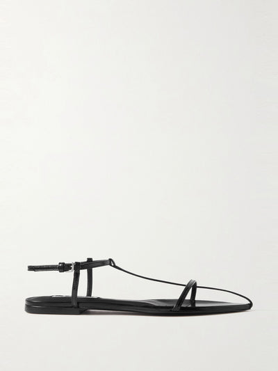 Jil Sander Leather point-toe sandals at Collagerie