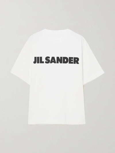 Jil Sander Printed cotton-jersey T-shirt at Collagerie