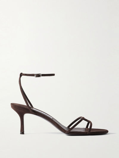 Jimmy Choo Leo 65 suede sandals at Collagerie