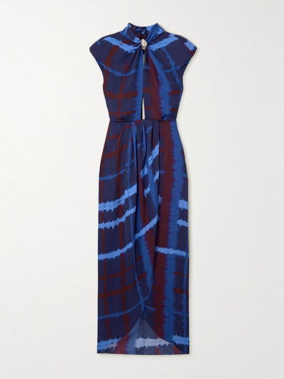 Johanna Ortiz Inspiring Vistas printed silk-chiffon maxi dress at Collagerie