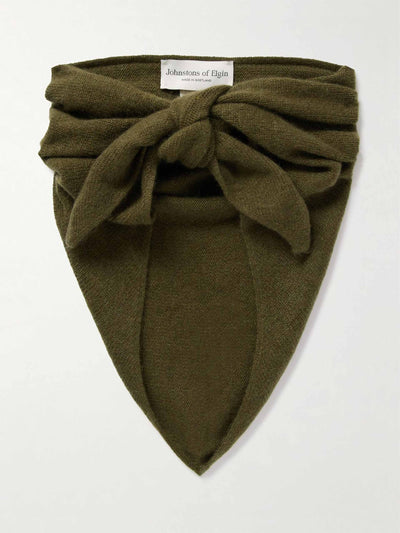 Johnstons Of Elgin Cashmere neck tie at Collagerie