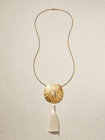 Juju Vera Petra gold-plated diamond necklace at Collagerie