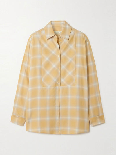 Kallmeyer Chloé checked voile shirt at Collagerie