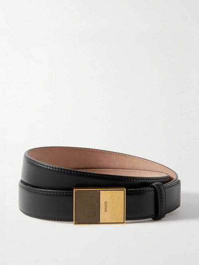 Khaite Elio leather belt at Collagerie