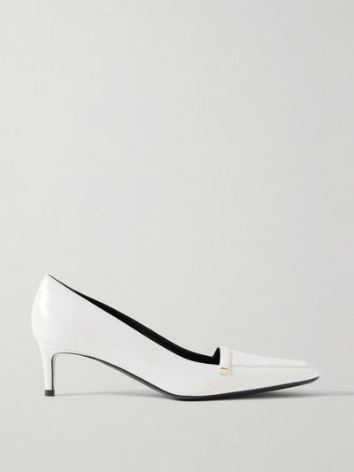 Khaite Celia leather pumps at Collagerie