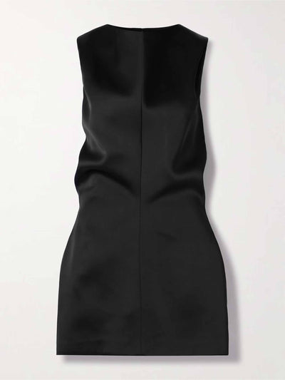 Khaite Toma satin-crepe tunic at Collagerie