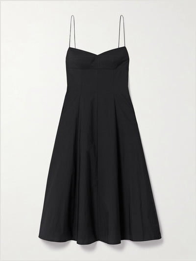 Khaite Isabella cotton-canvas midi dress at Collagerie
