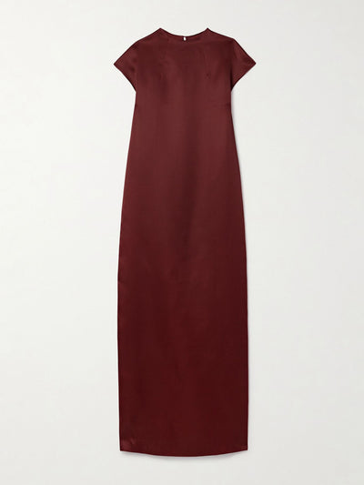 Khaite Lohan silk-gazar maxi dress at Collagerie