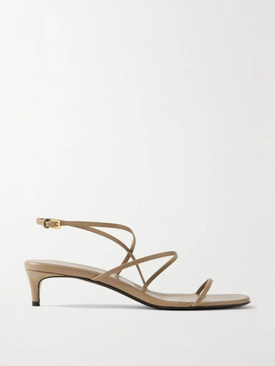 Khaite Loop leather sandals at Collagerie