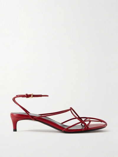 Khaite Loulou leather sandals at Collagerie