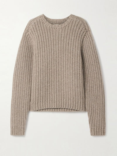 Khaite Natt ribbed cashmere sweater at Collagerie