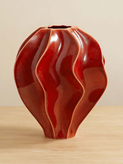 L'Objet Douro medium porcelain garden vase at Collagerie