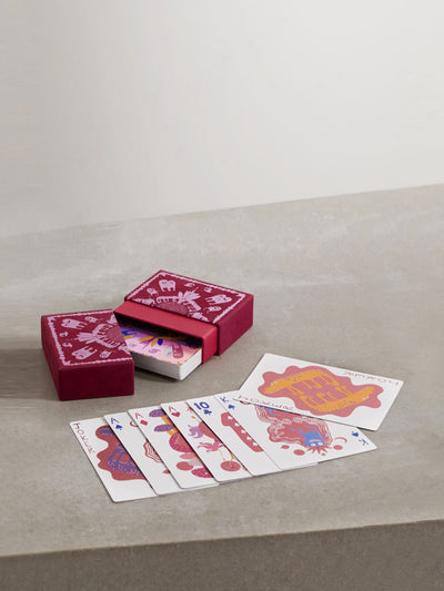 L'Objet Velvet box and jumbo playing cards at Collagerie