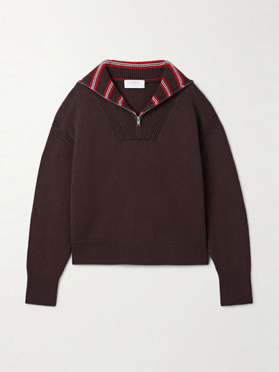 La Ligne Bastien striped merino wool sweater at Collagerie