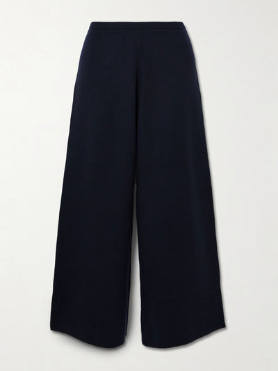 La Ligne Colby wool and cashmere-blend wide-leg pants at Collagerie