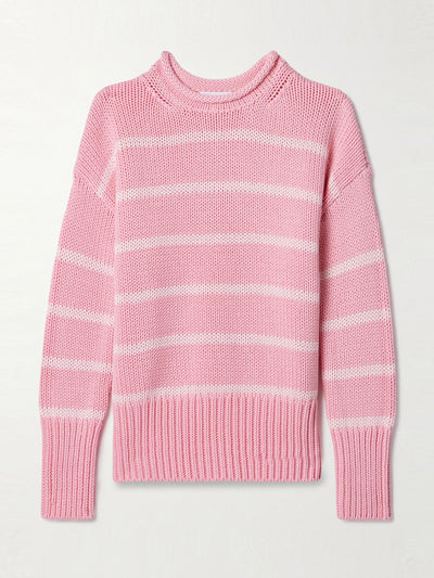 La Ligne Marina striped cotton sweater at Collagerie