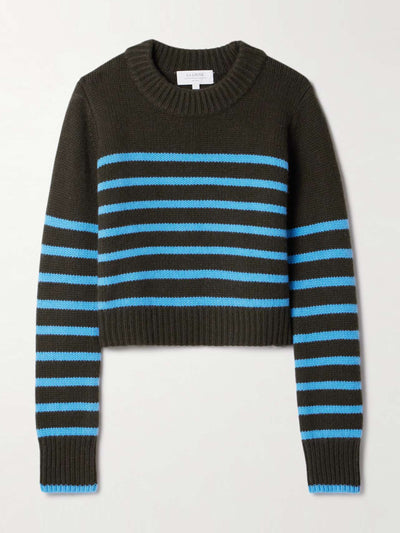 La Ligne Mini Marin striped wool and cashmere-blend sweater at Collagerie