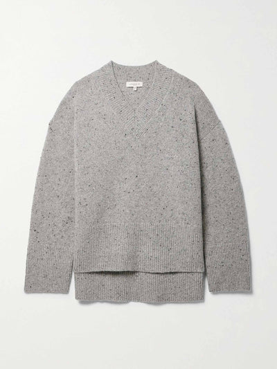 LAFAYETTE 148 Grey cashmere-blend sweater at Collagerie