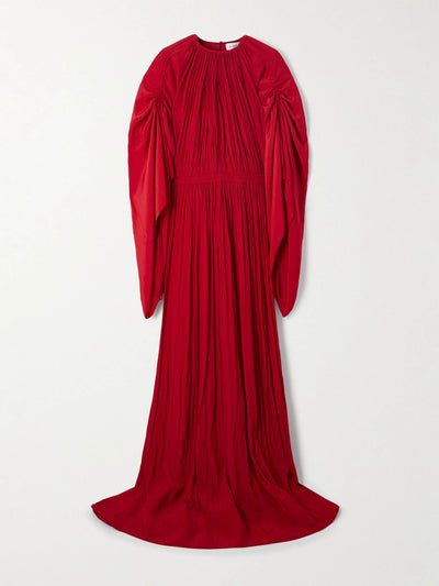 Lanvin Pleated chiffon gown at Collagerie
