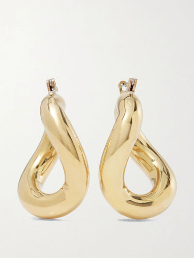 Laura Lombardi Anima gold-tone hoop earrings at Collagerie