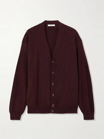 Lemaire Twisted convertible wool-blend cardigan at Collagerie