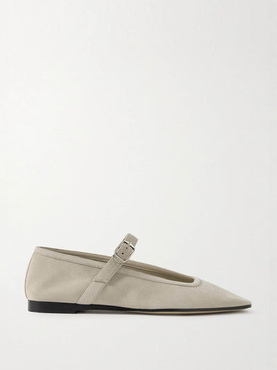 Le Monde Beryl Suede Mary Jane ballet flats at Collagerie