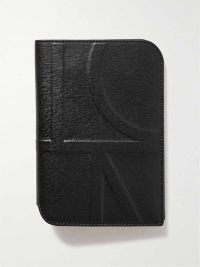 Totême Embossed textured-leather passport cover at Collagerie