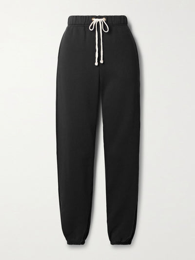 Les Tien Dylan tapered cotton-jersey track pants at Collagerie