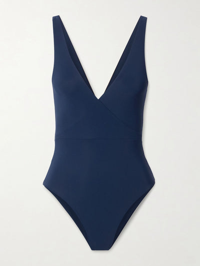 Lido Trentaquattro wrap-effect swimsuit at Collagerie
