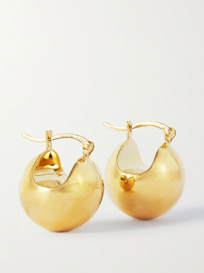 Lie Studio The Ingrid gold-plated earrings at Collagerie